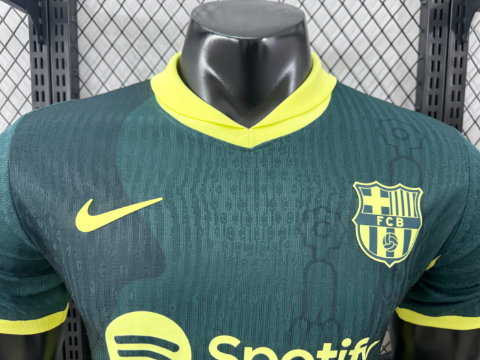 25-26 Barcelona Green Special Edition Player Version Training Shirts