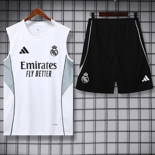 25-26 Real Madrid High Quality Tank Top And Shorts Suit