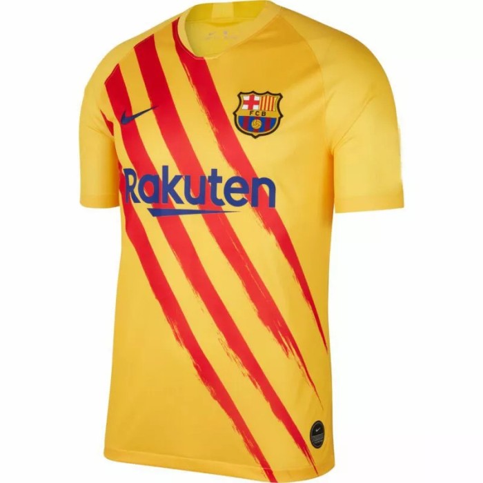 2019-2022 Barcelona Yellow Fans Soccer Jersey