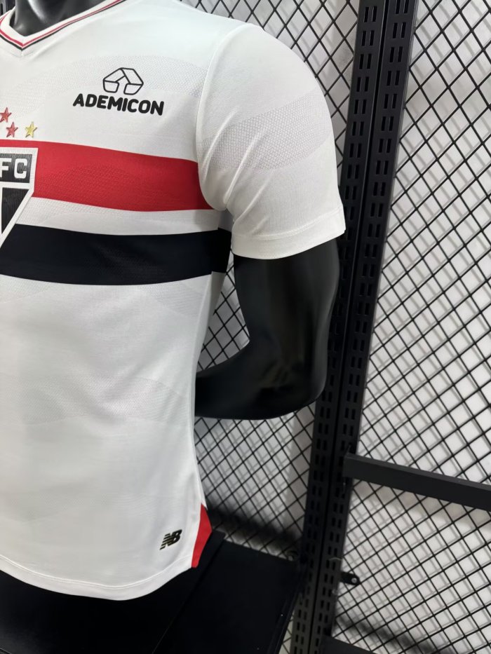 25-26 Sao Paulo Home Player Soccer Jersey