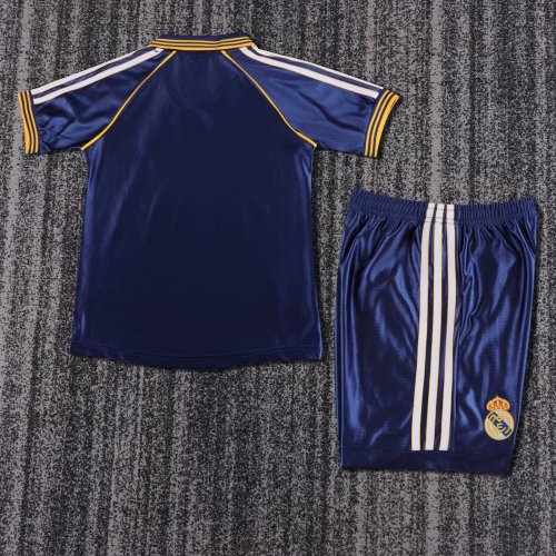 1998-2000 Real Madrid Third Retro Kids Soccer Jersey