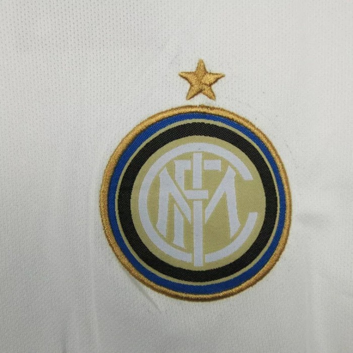 2010-2011 Inter Milan Away White Retro Soccer Jersey