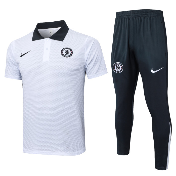 25-26 Chelsea High Quality Polo Tracksuit