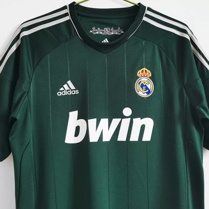 2012-2013 Real Madrid Third Green Retro Soccer Jersey