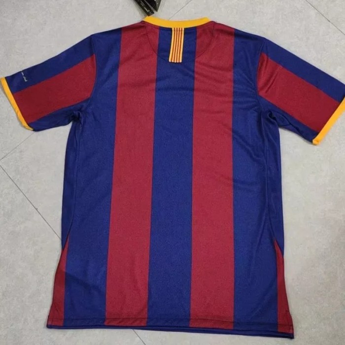 2010-2011 Barcelona Home Retro Soccer Jersey
