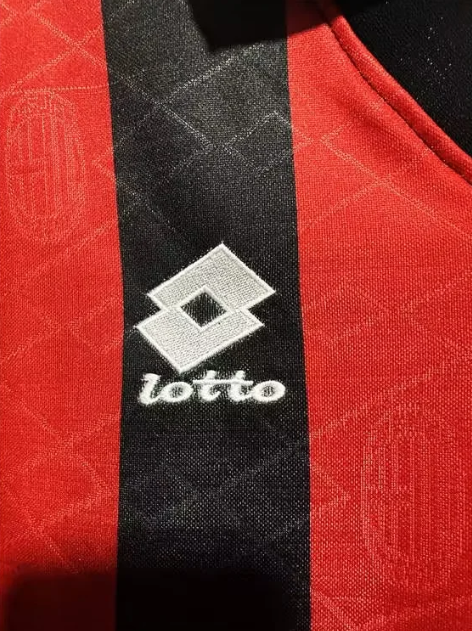 1993-1994 AC Milan UCL Version Retro Soccer Jersey