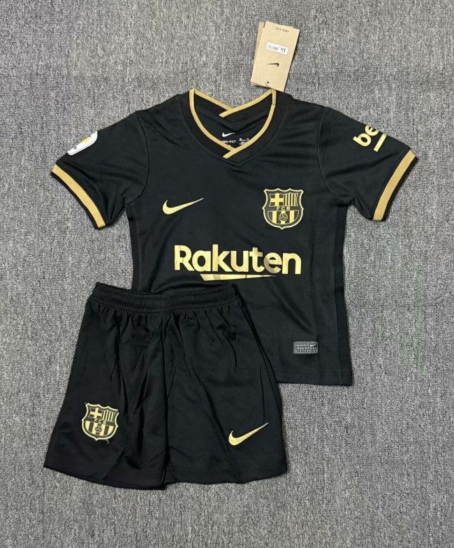 2020-2021 Barcelona Away Retro Kids Soccer Jersey