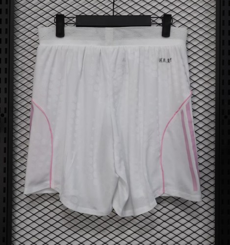 25-26 Juventus White Player Version Shorts Pants