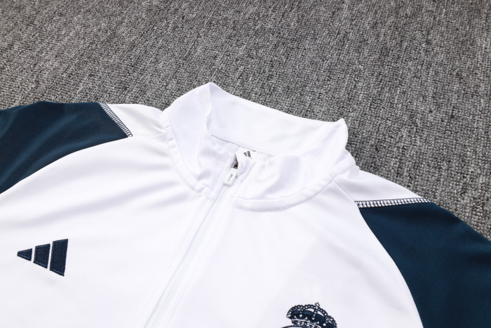 23-24 Real Madrid High Quality Half Pull Tracksuit