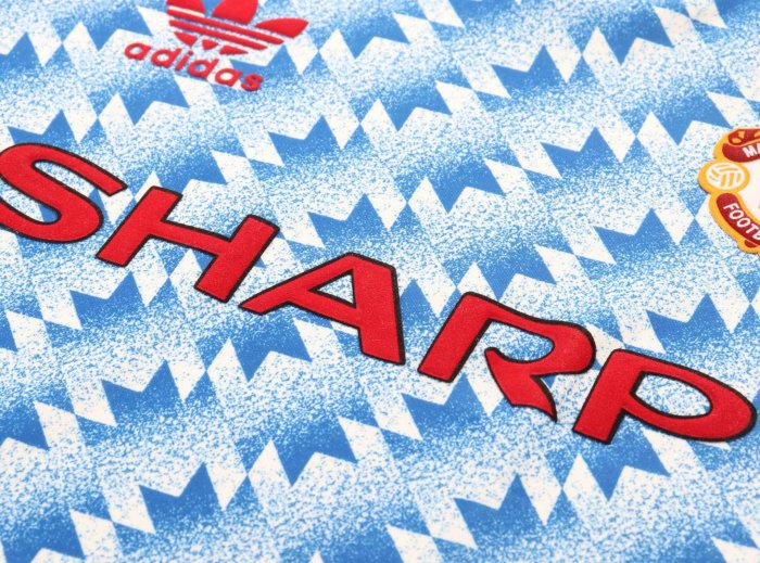 1990-1992 Manchester United Away Retro Kids Soccer Jersey