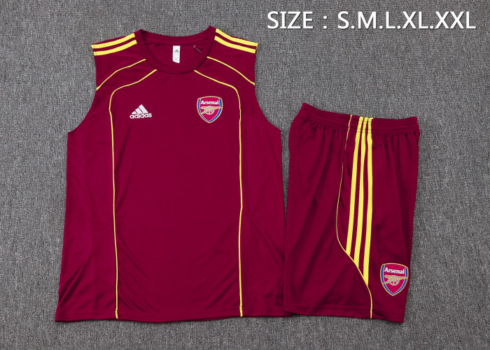 25-26 Arsenal High Quality Tank Top And Shorts Suit