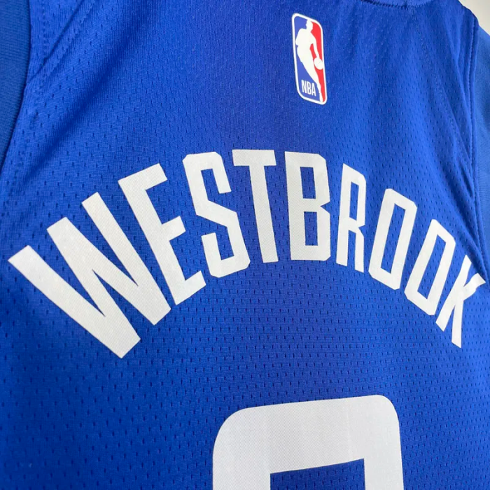 22-23 Clippers WESTBROOK #0 Blue Top Quality Hot Pressing NBA Jersey