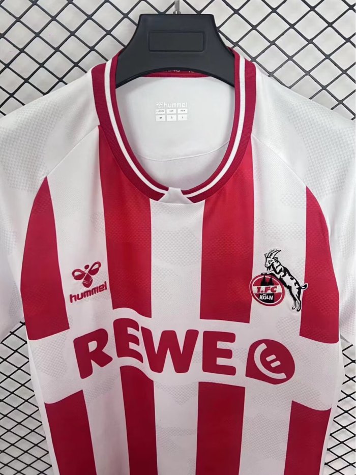 25-26 FC Köln Home Fans Soccer Jersey