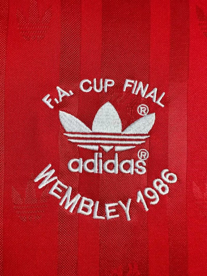 1986-1987 Liverpool Home Retro Soccer Jersey