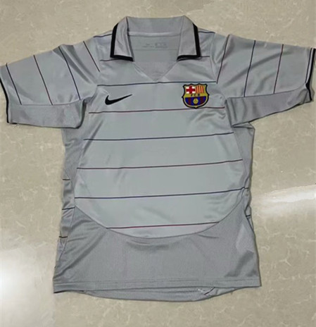 2003-2004 Barcelona Away Retro Soccer Jersey