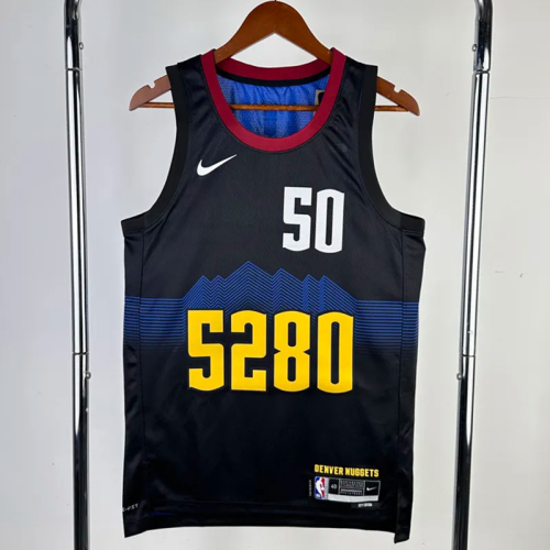 23-24 Nuggets GORDON #50 Black City Edition Top Quality Hot Pressing NBA Jersey