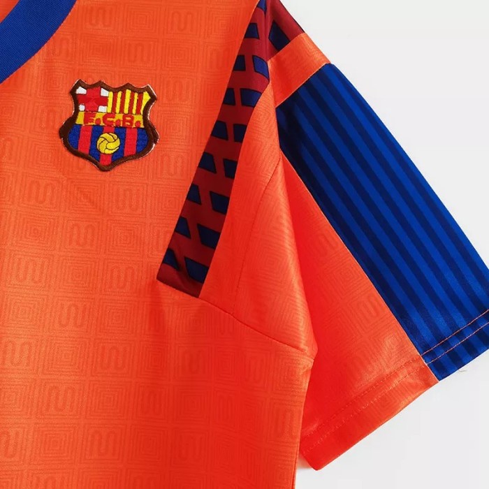 1989-1992 Barcelona Away Retro Soccer Jersey