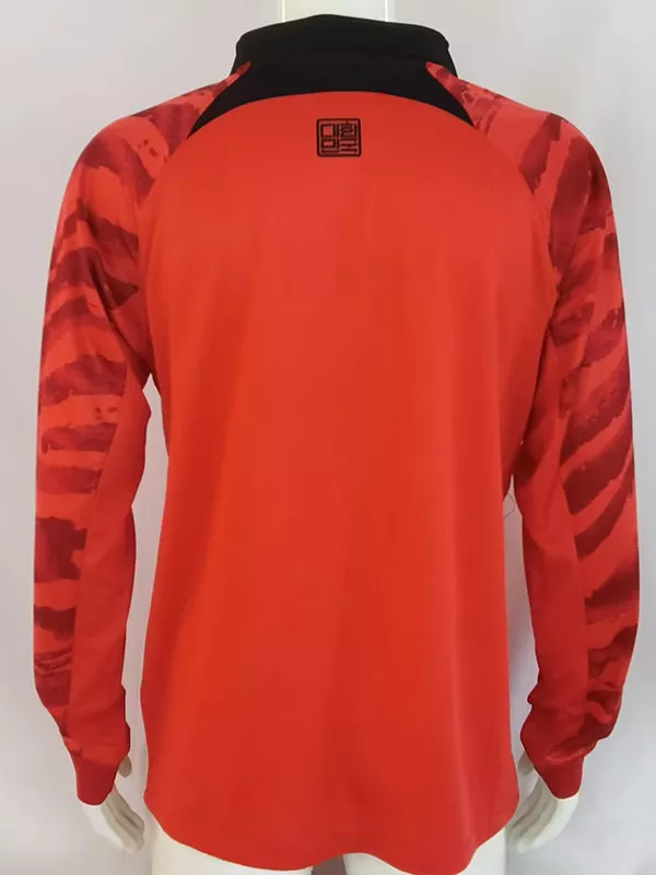 22-23 Korea Home World Cup Long Sleeve Soccer Jersey (长袖 球迷)