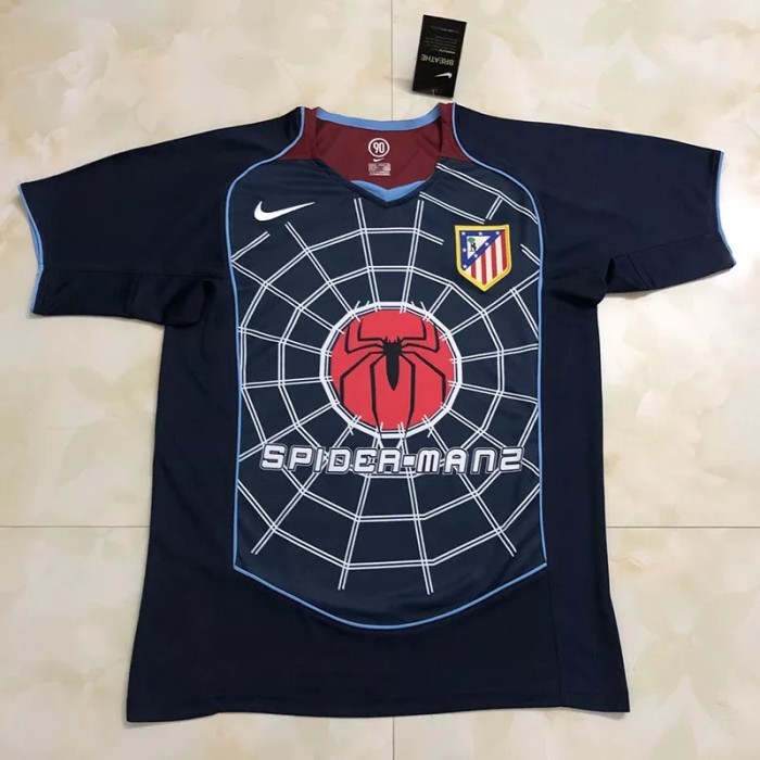 2004-2005 Atlético Madrid Away Retro Soccer Jersey