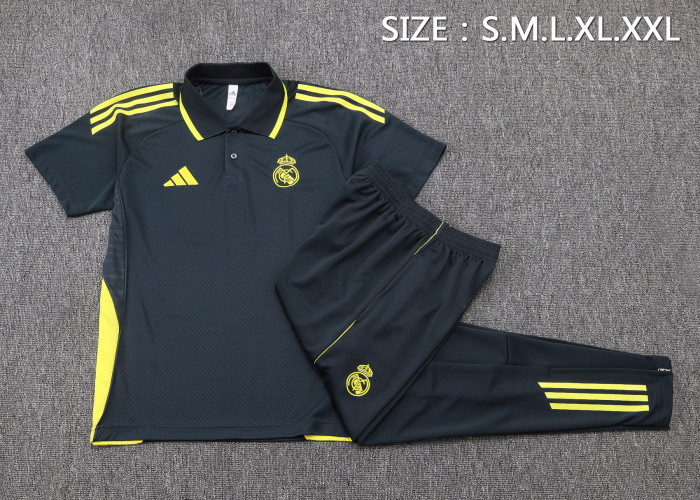 25-26 Real Madrid High Quality Polo Tracksuit
