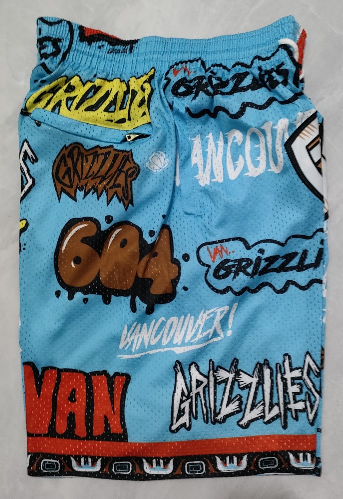 2024 GRIZZLIES Embroidery Top Quality NBA Pants