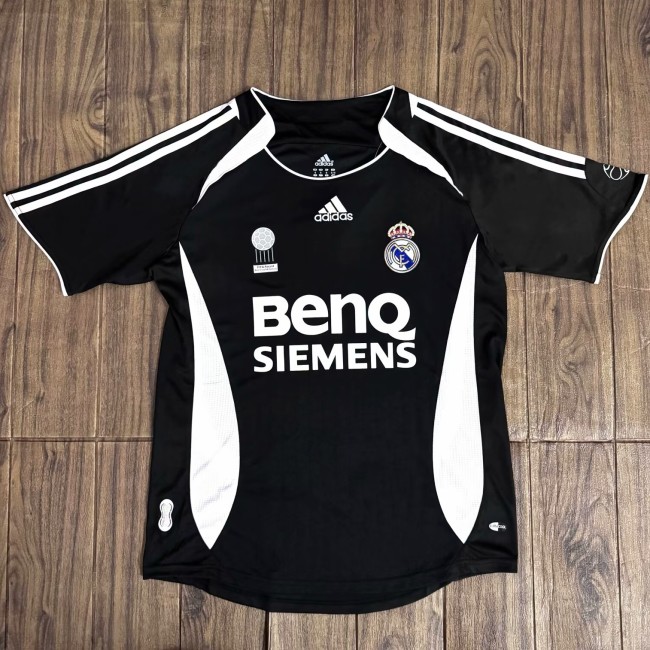 2006-2007 Real Madrid Away Retro Soccer Jersey