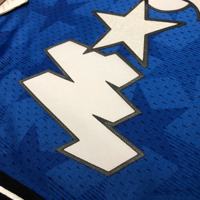 2001 Magic MCGRADY #01 Blue Retro Top Quality Hot Pressing NBA Jersey