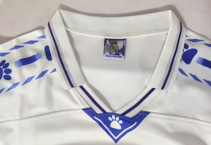 1996-1997 Real Madrid Home Retro Soccer Jersey