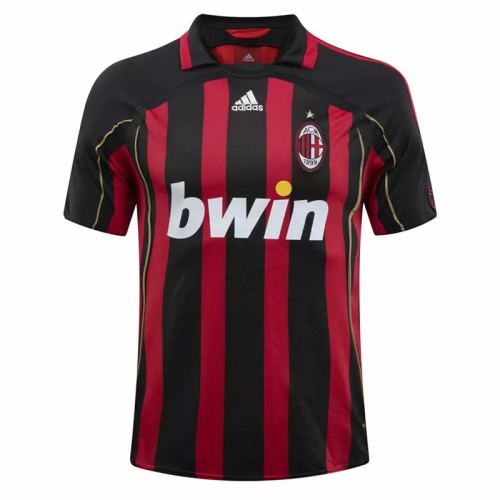 2006-2007 AC Milan Home Retro Soccer Jersey