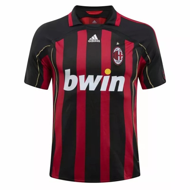2006-2007 AC Milan Home Retro Soccer Jersey