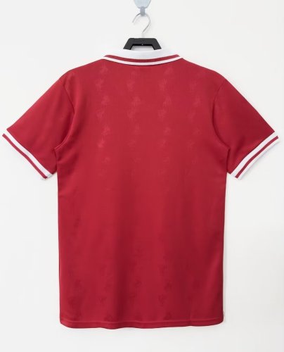 1996-1997 Liverpool Home Retro White Soccer Jersey