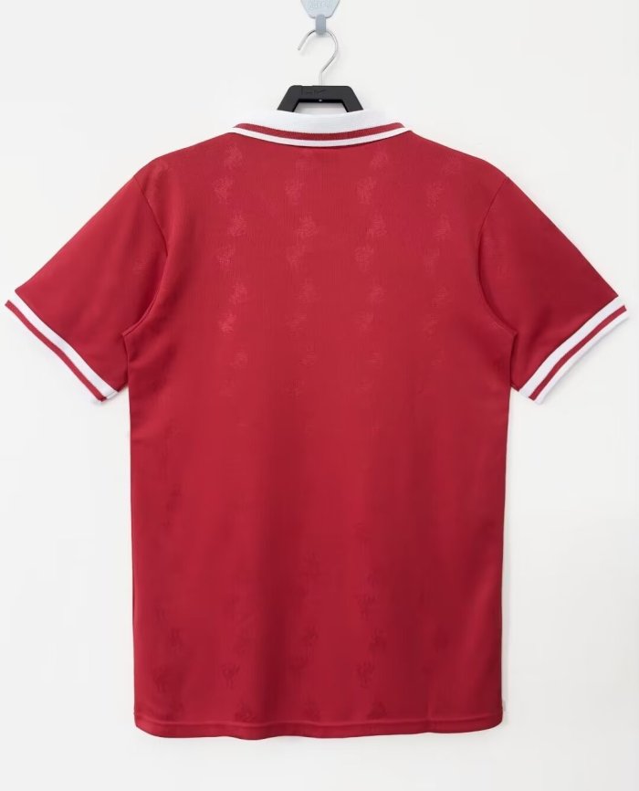 1996-1997 Liverpool Home Retro White Soccer Jersey