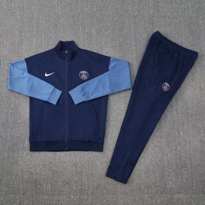 25-26 Paris Saint-Germain Royal Blue Hoodie Tracksuit (卫衣套装)