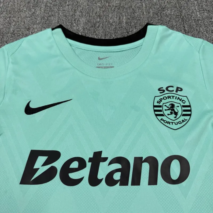 25-26 Sporting Lisbon Fourth Kids Soccer Jersey 1:1 Thai Quality