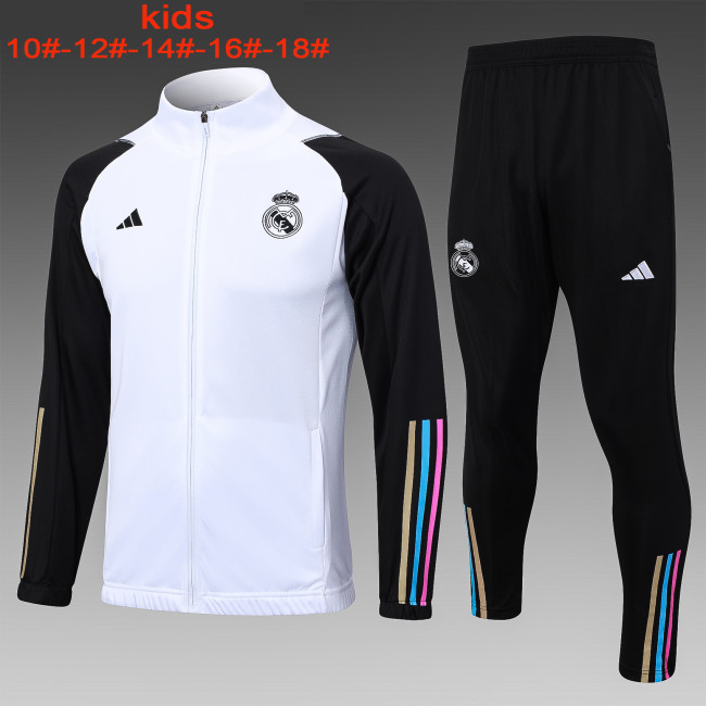 23-24 Real Madrid High Quality Kids Jacket Tracksuit