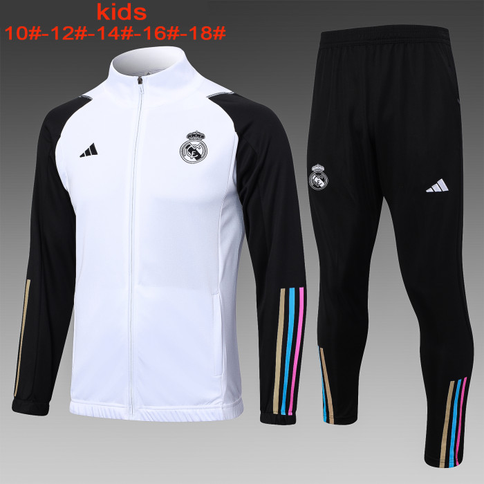 23-24 Real Madrid High Quality Kids Jacket Tracksuit
