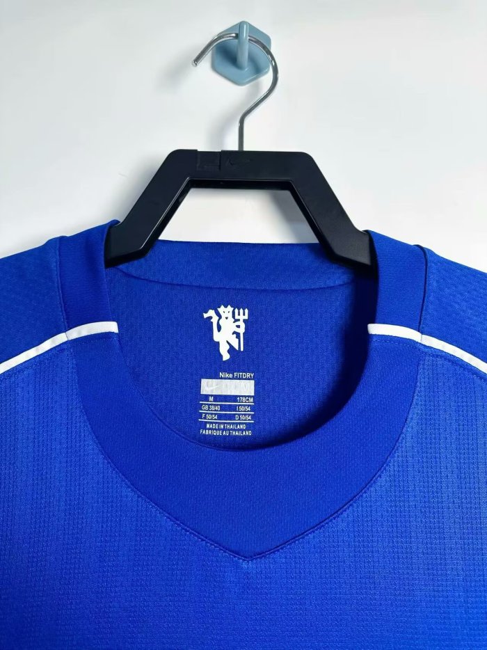 2007-2008 Manchester United Goalkeeper Long Sleeves Retro Soccer Jersey