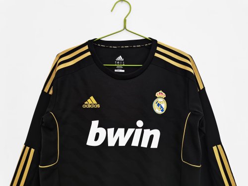 2011-2012 Real Madrid Long Sleeve Retro Soccer Jersey