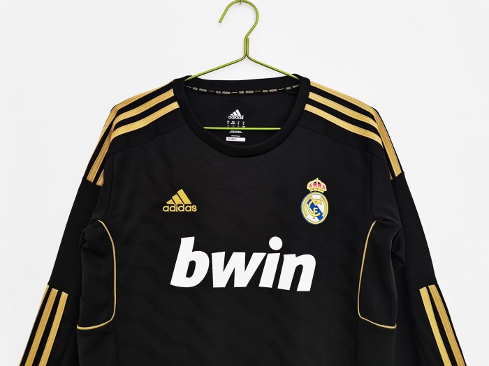 2011-2012 Real Madrid Long Sleeve Retro Soccer Jersey
