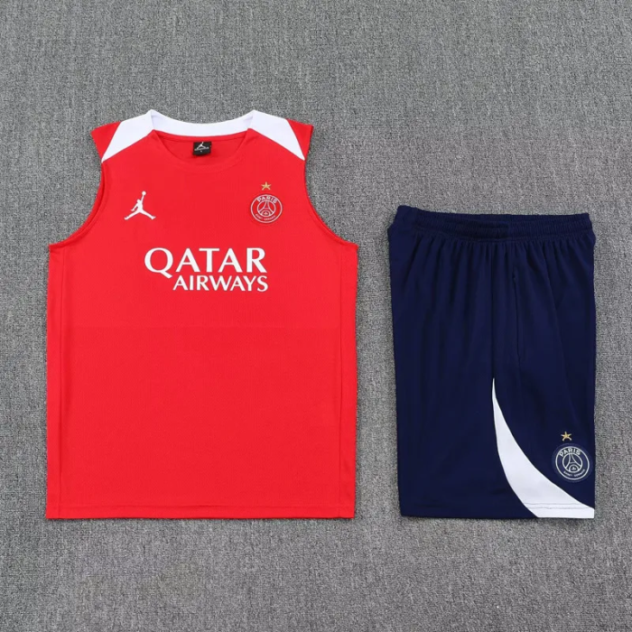 25-26 Paris Saint-Germain High Quality Tank Top And Shorts Suit