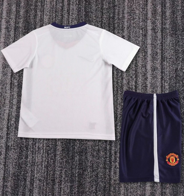 2008-2009 Manchester United Away Retro Kids Soccer Jersey