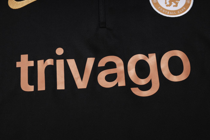 23-24 Chelsea High Quality Half Pull Tracksuit