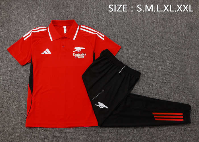 25-26 Arsenal High Quality Polo Tracksuit