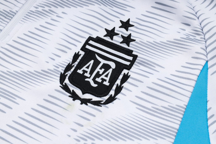 23-24 Argentina High Quality Half Pull Tracksuit