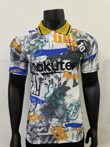 25-26 Barcelona Special Edition Player Version Training Shirts *黑涂鸦