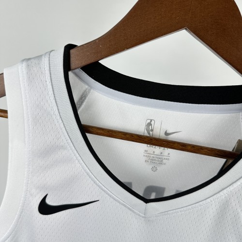 24-25 Nuggets WESTBROOK #4 White City Edition Top Quality Hot Pressing NBA Jersey