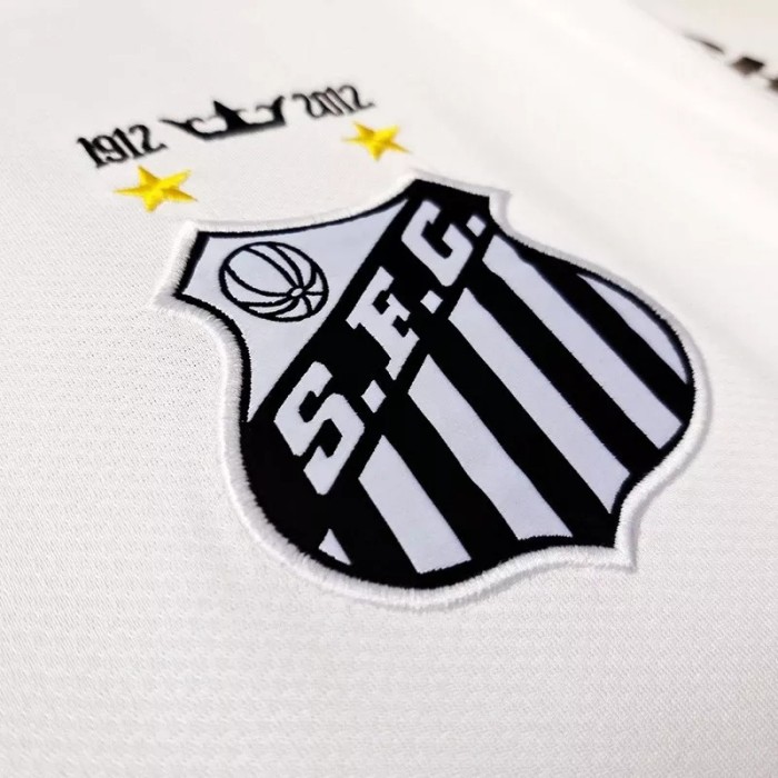 2012-2013 Santos FC Home Retro Soccer Jersey