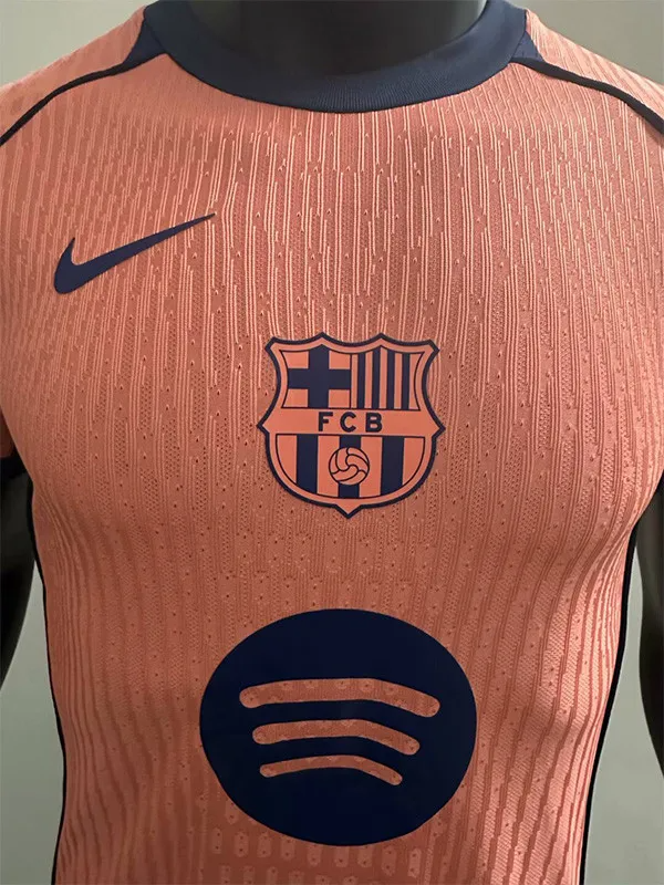 25-26 Barcelona Pink Orange Special Edition Player Version Soccer Jersey