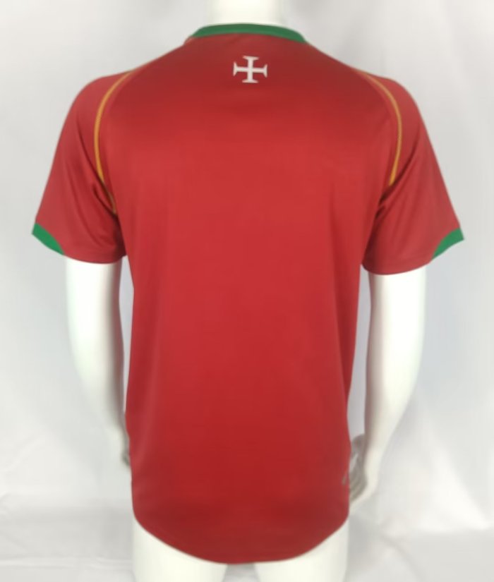 2006 Portugal Home Retro Soccer Jersey