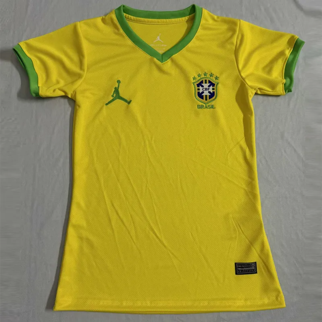 25-26 Brazil Yellow Special Edition Women Training shirts (女)
